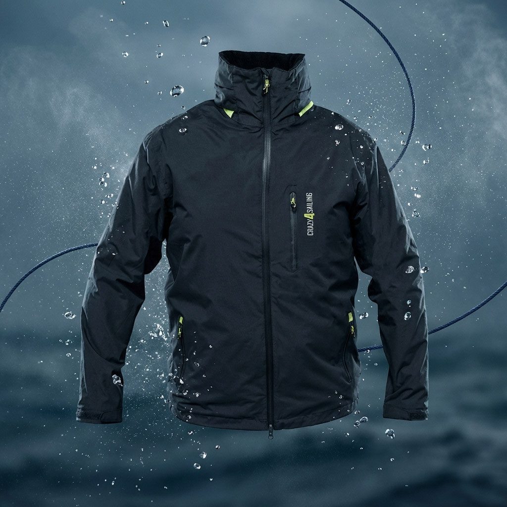 crazy4sailing Regenjacke Herren Deck Segeljacke