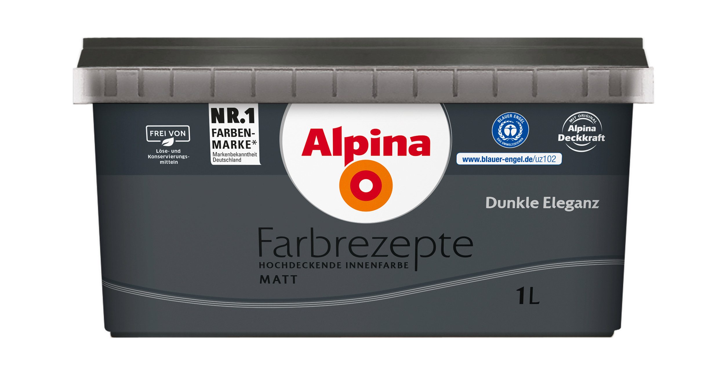 Alpina Wandfarbe Alpina Farbrezepte: einfach erholt - Grün- & Grautöne