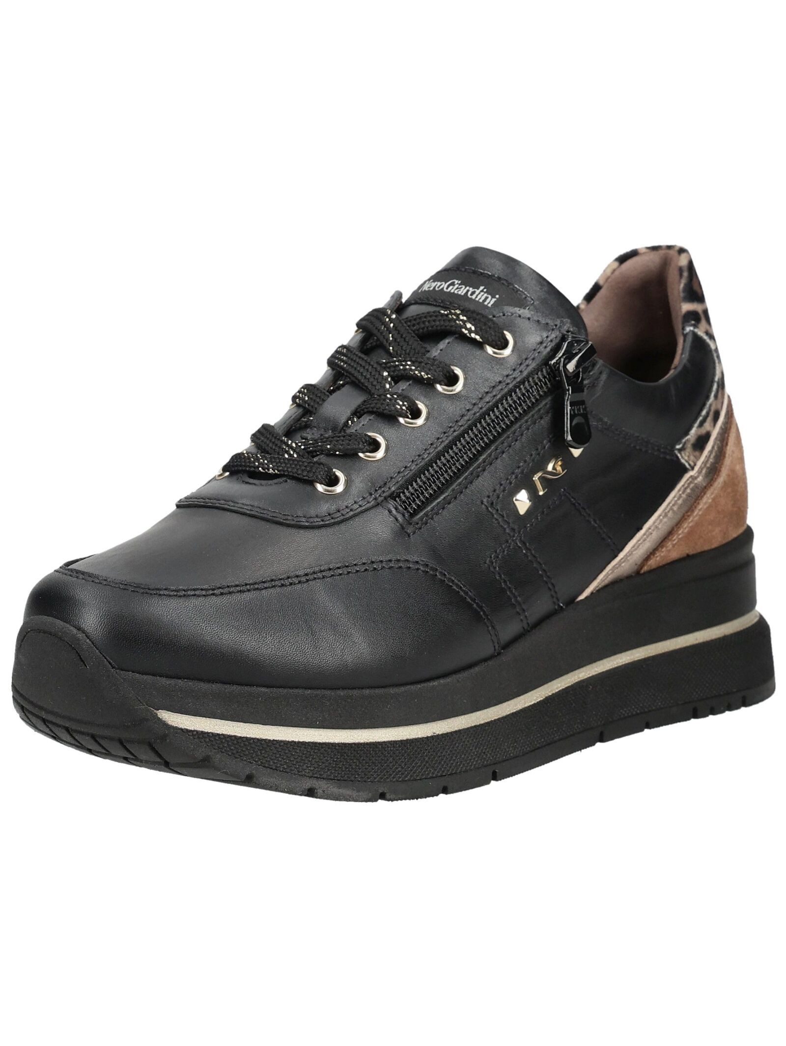 Nero Giardini Nero Giardini Sneaker Leder/Textil Plateausneaker