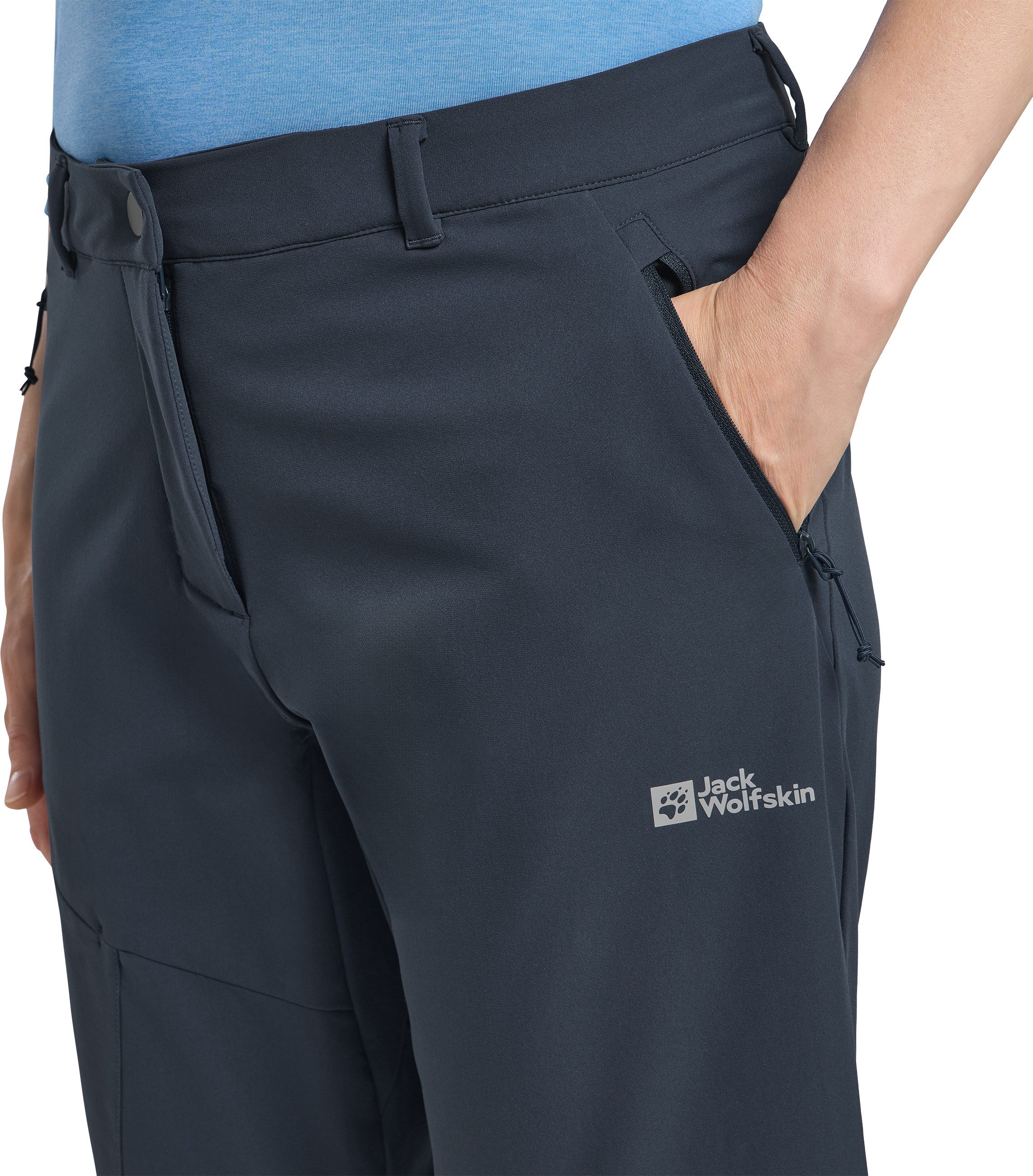 Jack Wolfskin Zip-off-Hose PICO TRAIL ZIP OFF PANTS W Atmungsaktiv & schnell trocknend & zwei Tragevarianten