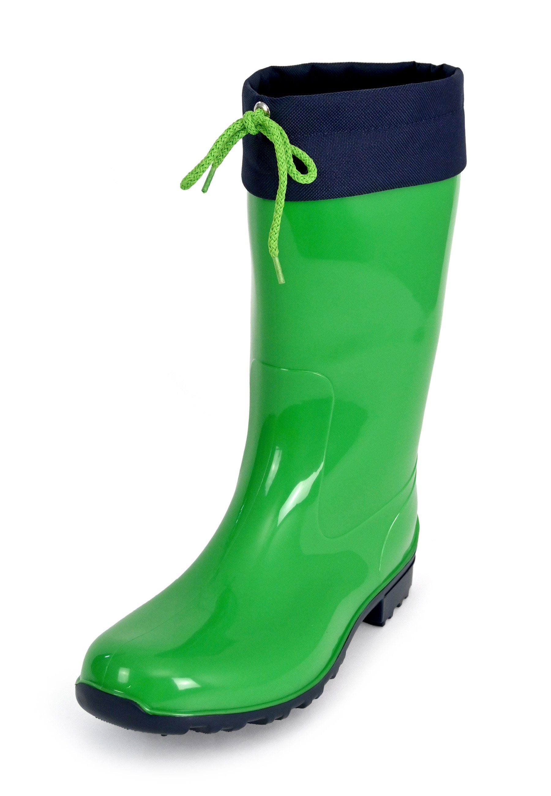 Regenliebe de Fieselregen Gummistiefel mit Stulpe halblang farbenfroh und wasserdicht