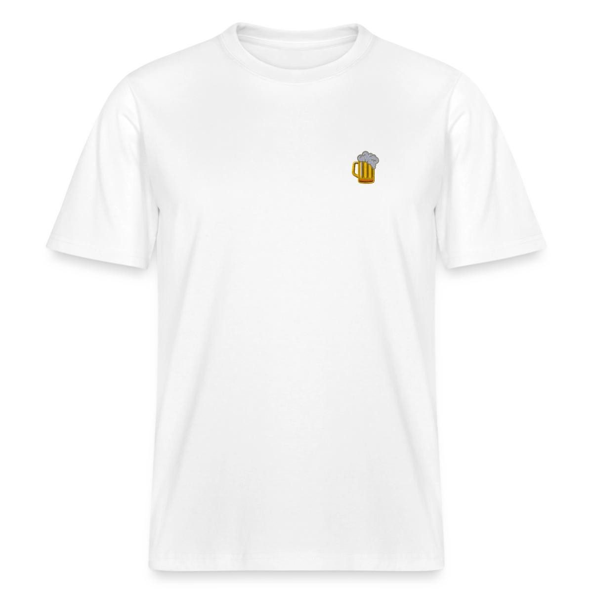 T-Shirt Bier Stickerei Relaxed Fit Unisex T-Shirt