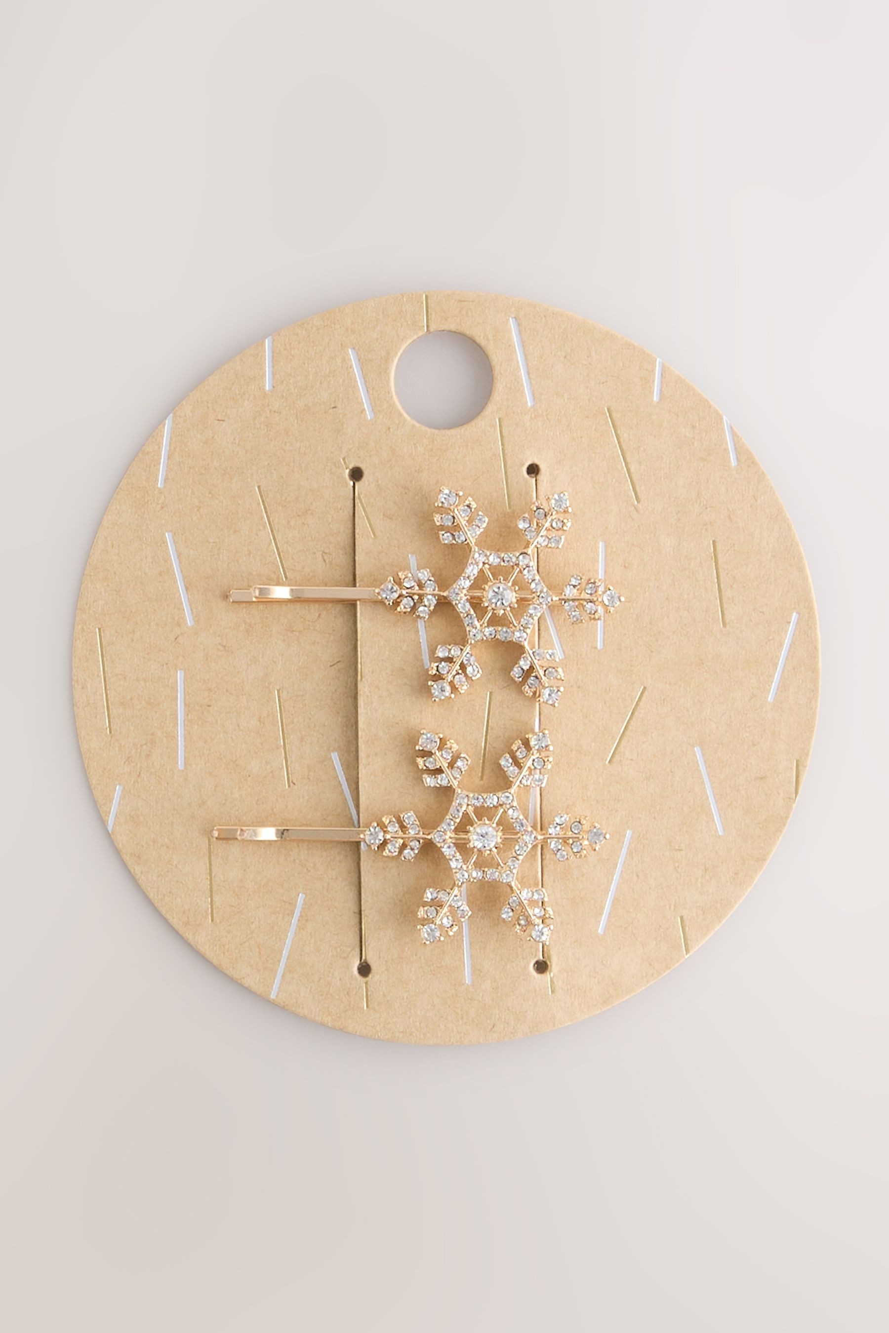 Next Haarclip Weihnachts-Schneeflocken-Haarspangen