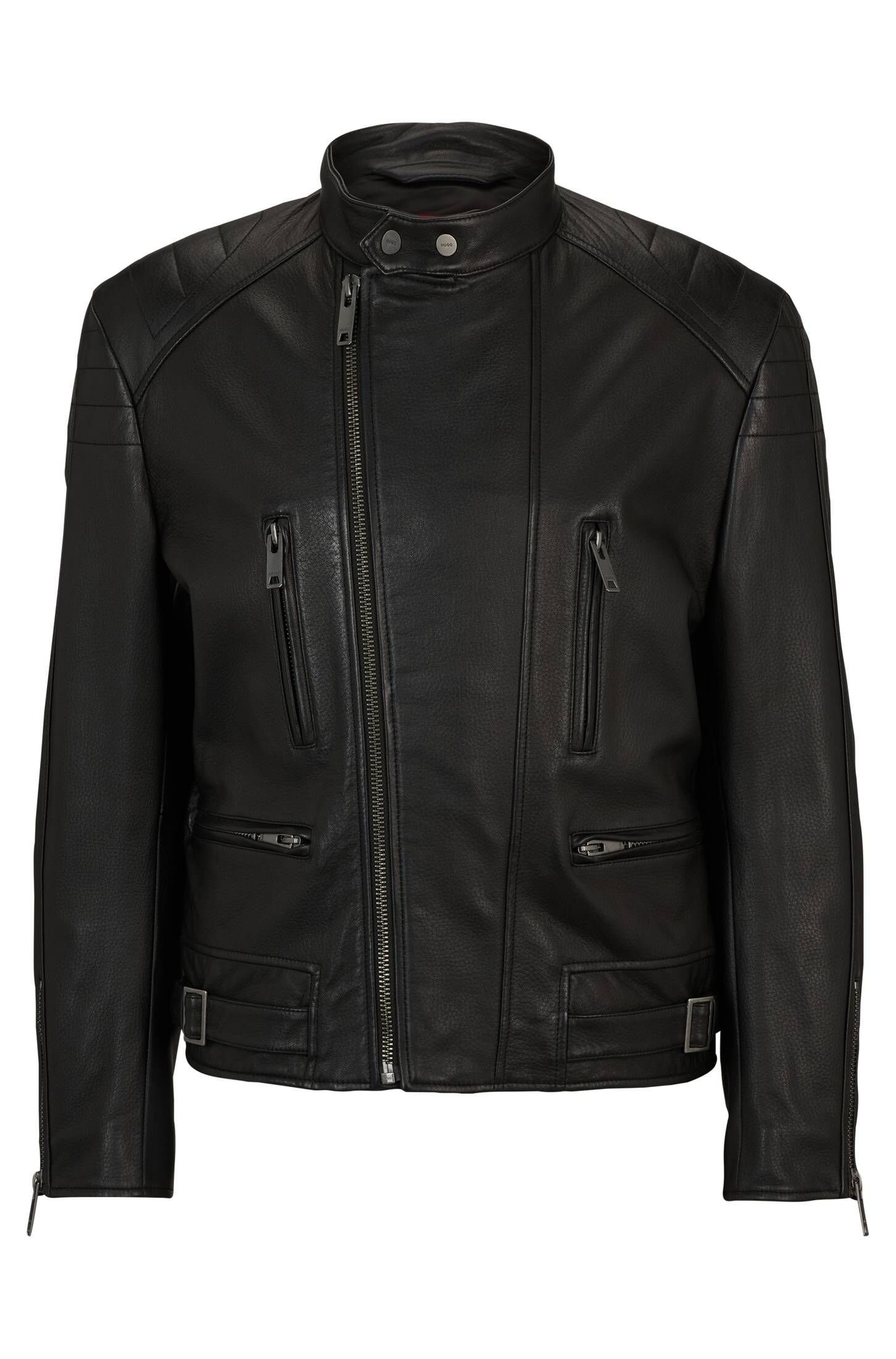 HUGO Lederjacke Herren Lederjacke LEWIS