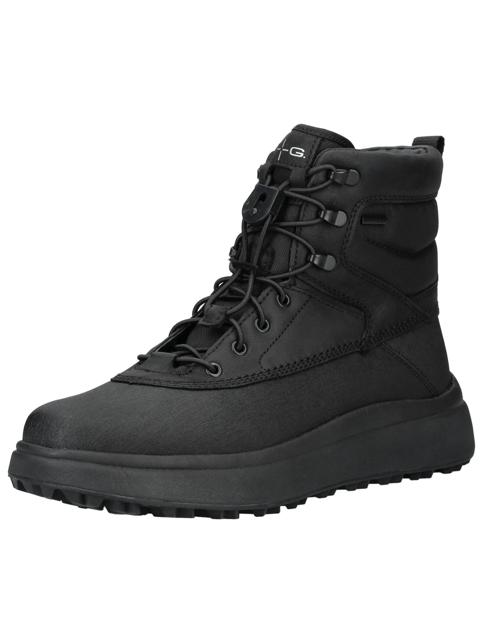 Geox Stiefelette Leder/Textil . Schnürstiefelette günstig online kaufen
