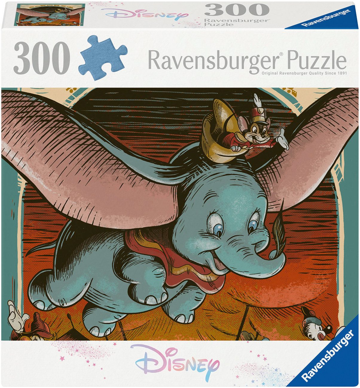 Ravensburger Puzzle Disney Classics, Dumbo, 300 Puzzleteile, Made in Europe