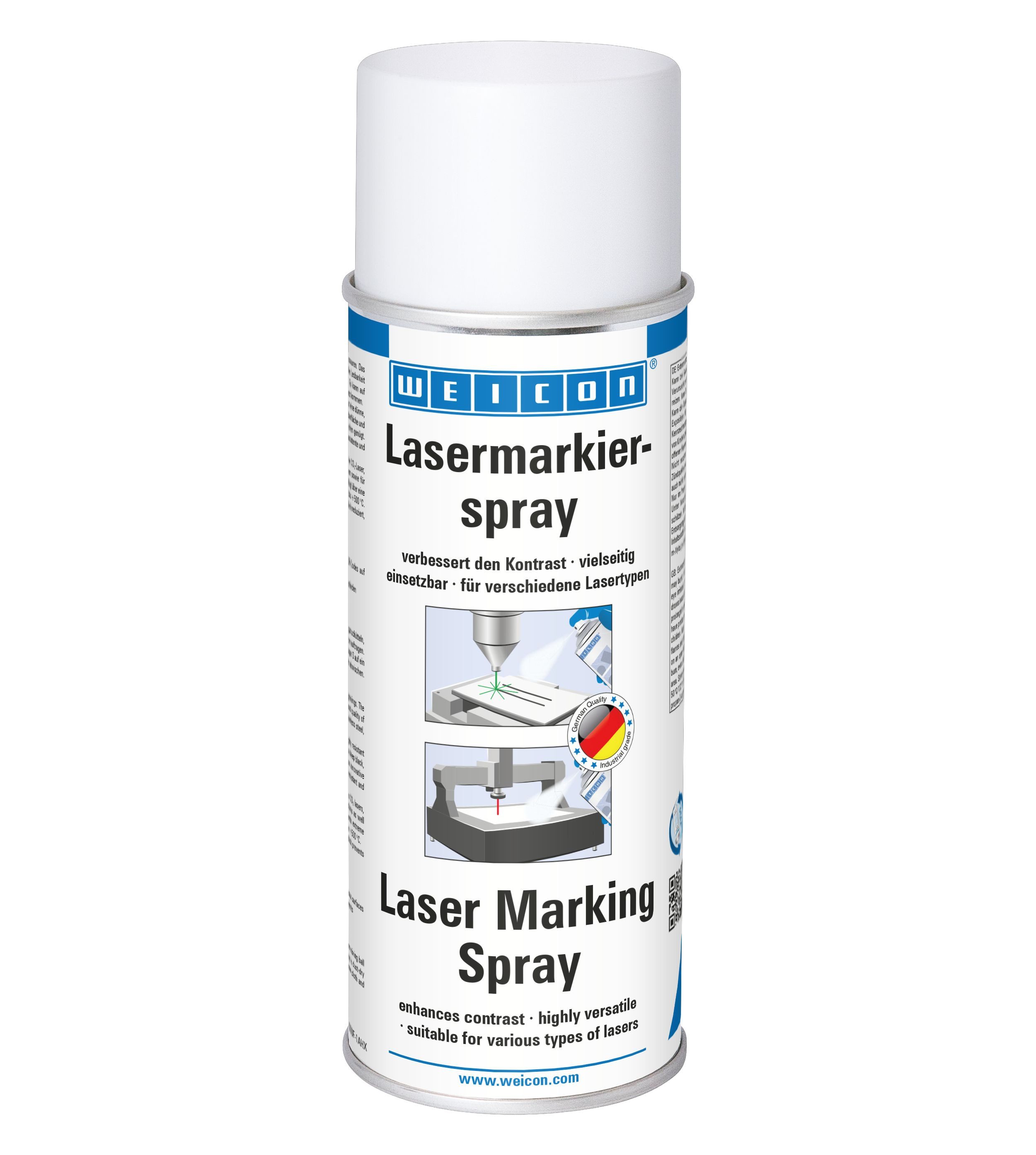 WEICON Effekt-Zusatz Lasermarkierspray 400 ml, für verschiedene Lasertypen