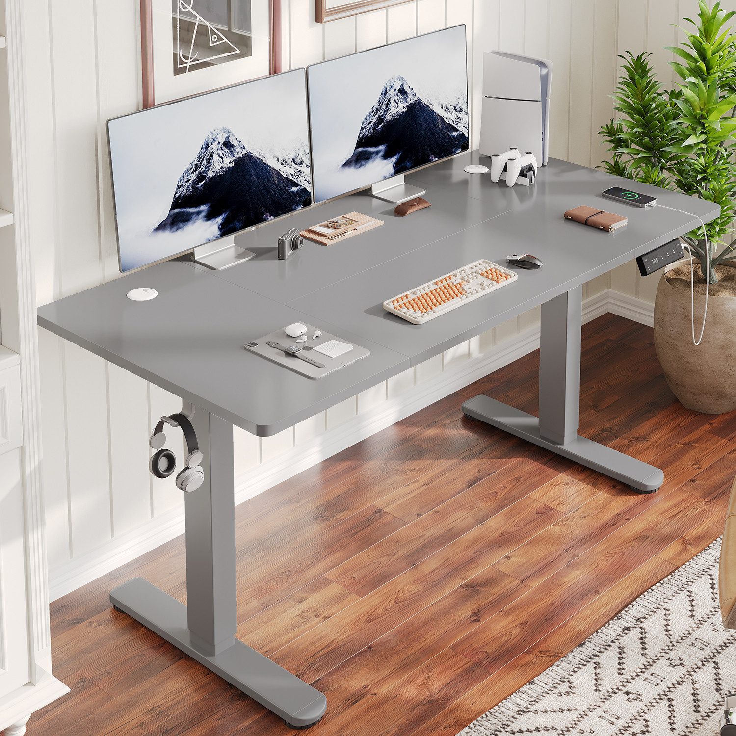 HOMALL Schreibtisch Höhenverstellbarer Schreibtisch mit 3 Höhen-Speicherfun günstig online kaufen