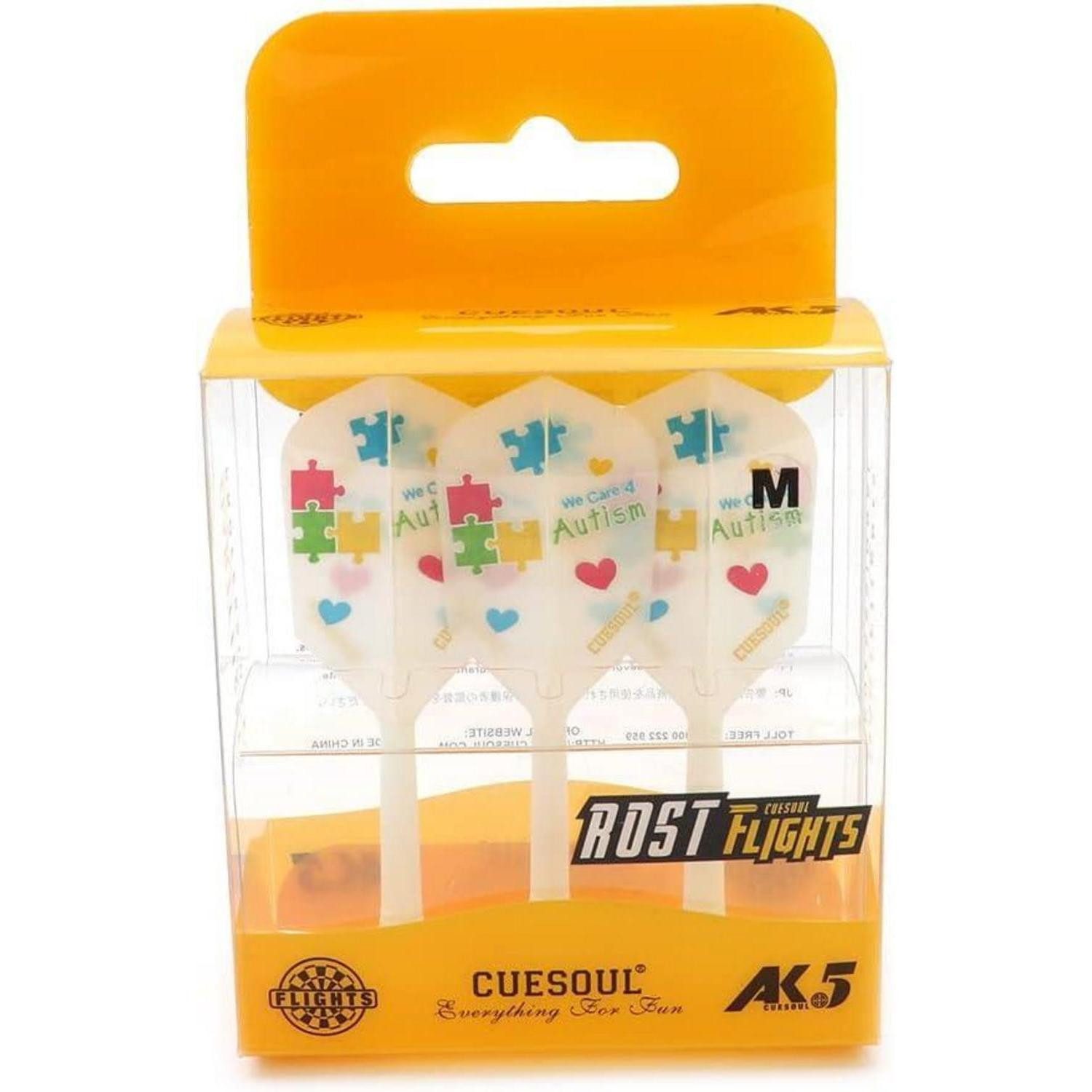LuxusKollektion Pfeilschaft Dartschäfte Dartflights personalisiert weißes puzzle M-schlanke Form