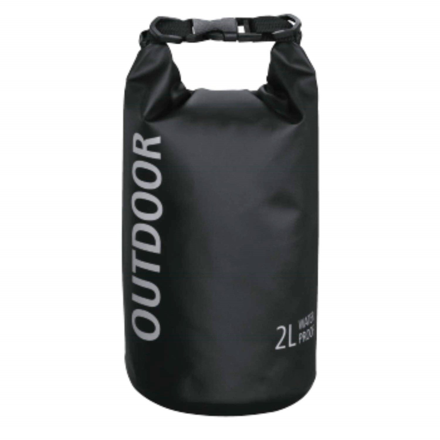 Hama Campinghocker Hama Outdoor-Tasche 2L Sack Plane Schwarz, Wasserdicht Beutel Packsack Sport Fahrrad Camping Wassersport etc