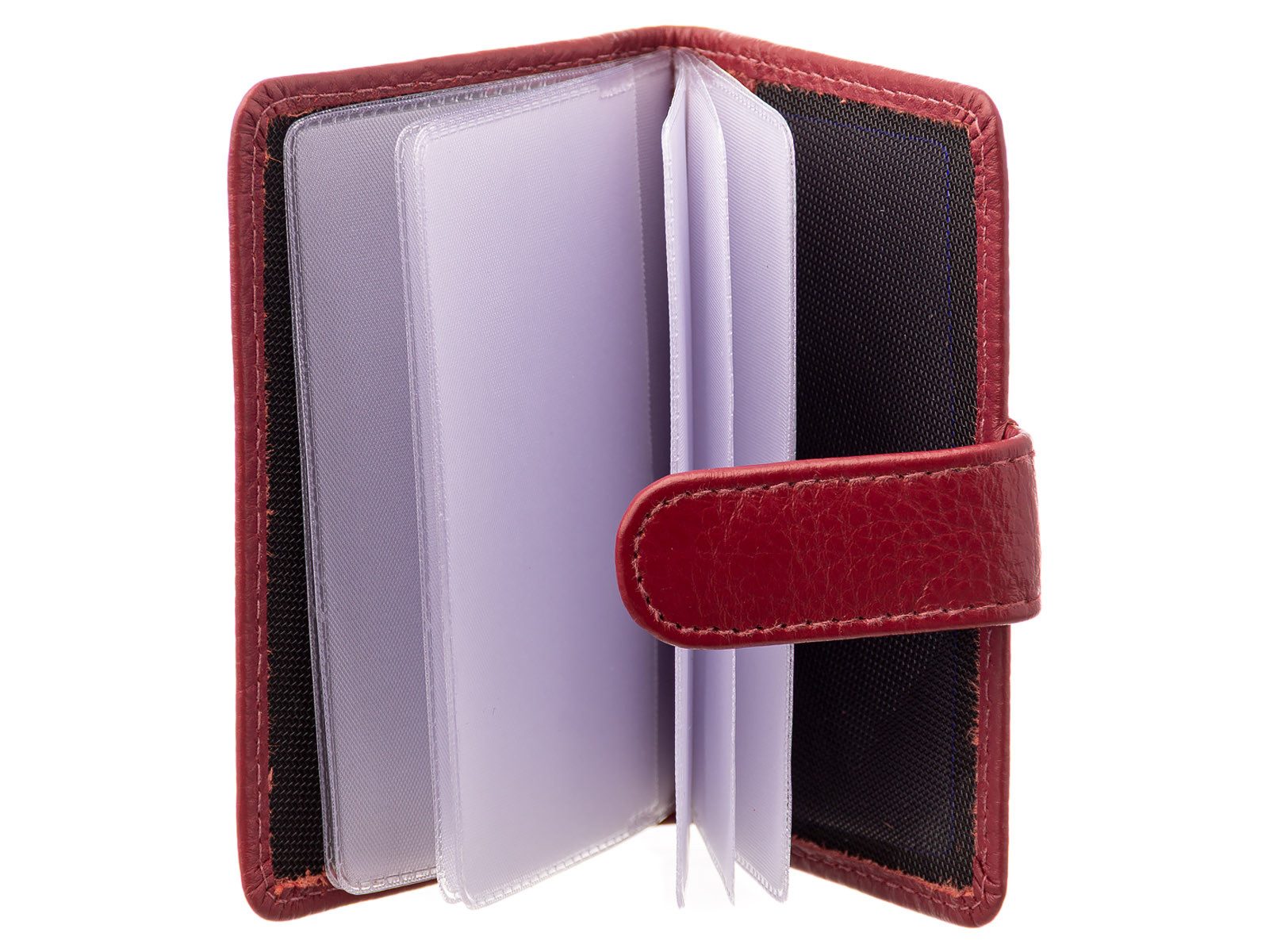 Prato Geldbörse C05-P Leder Kartenetui Ausweisetui Hochformat (Stück, 1-tlg., 1), grosszügige Fächer