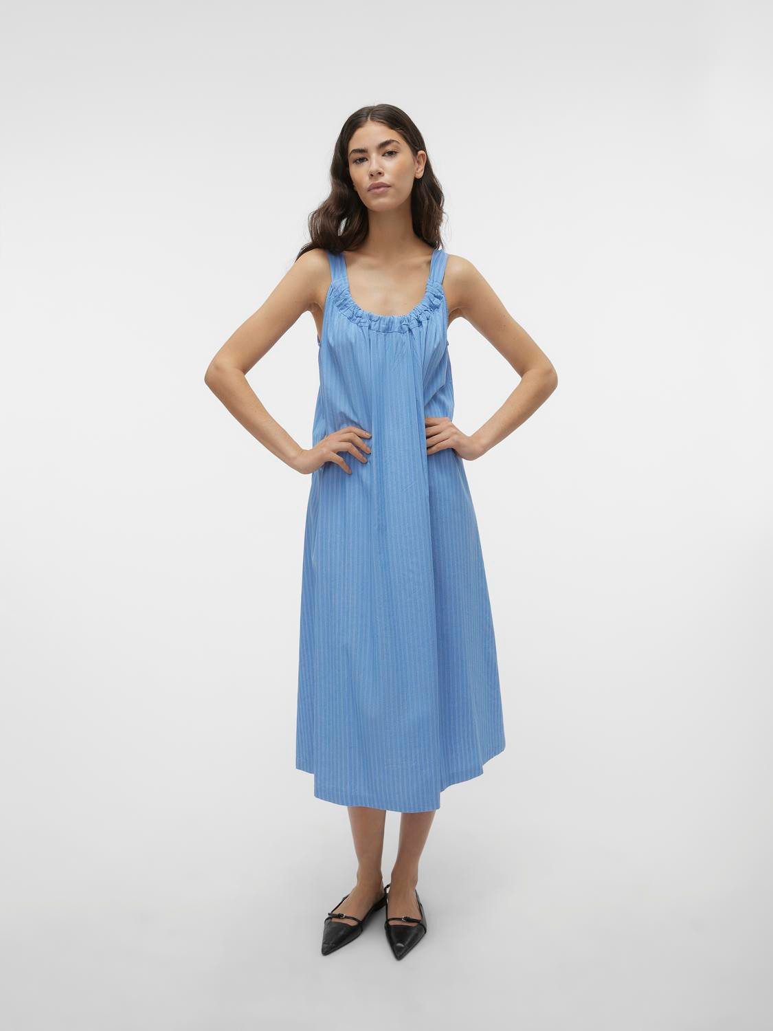 Vero Moda Midikleid VMGILI DETAILED SINGLET günstig online kaufen