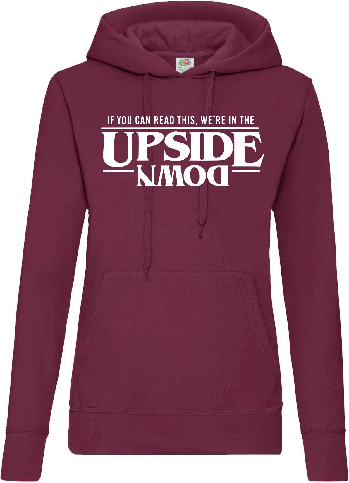 Youth Designz Kapuzenpullover Upside Down Stranger Damen Hoodie Pullover mi günstig online kaufen
