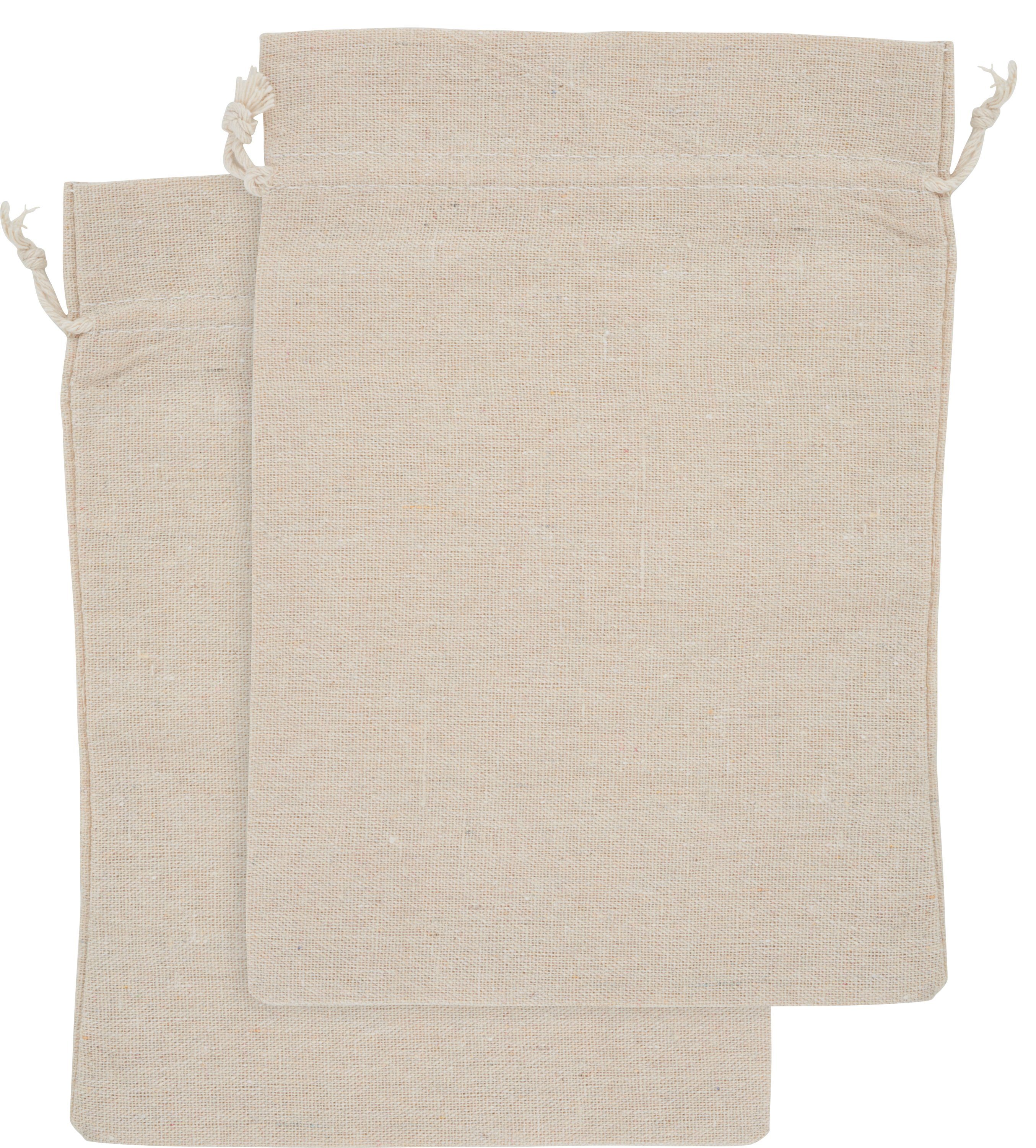 VBS Kalender zum Selbstbasteln Beutel mit Zugband, 26 x 19 cm, 2 Stück