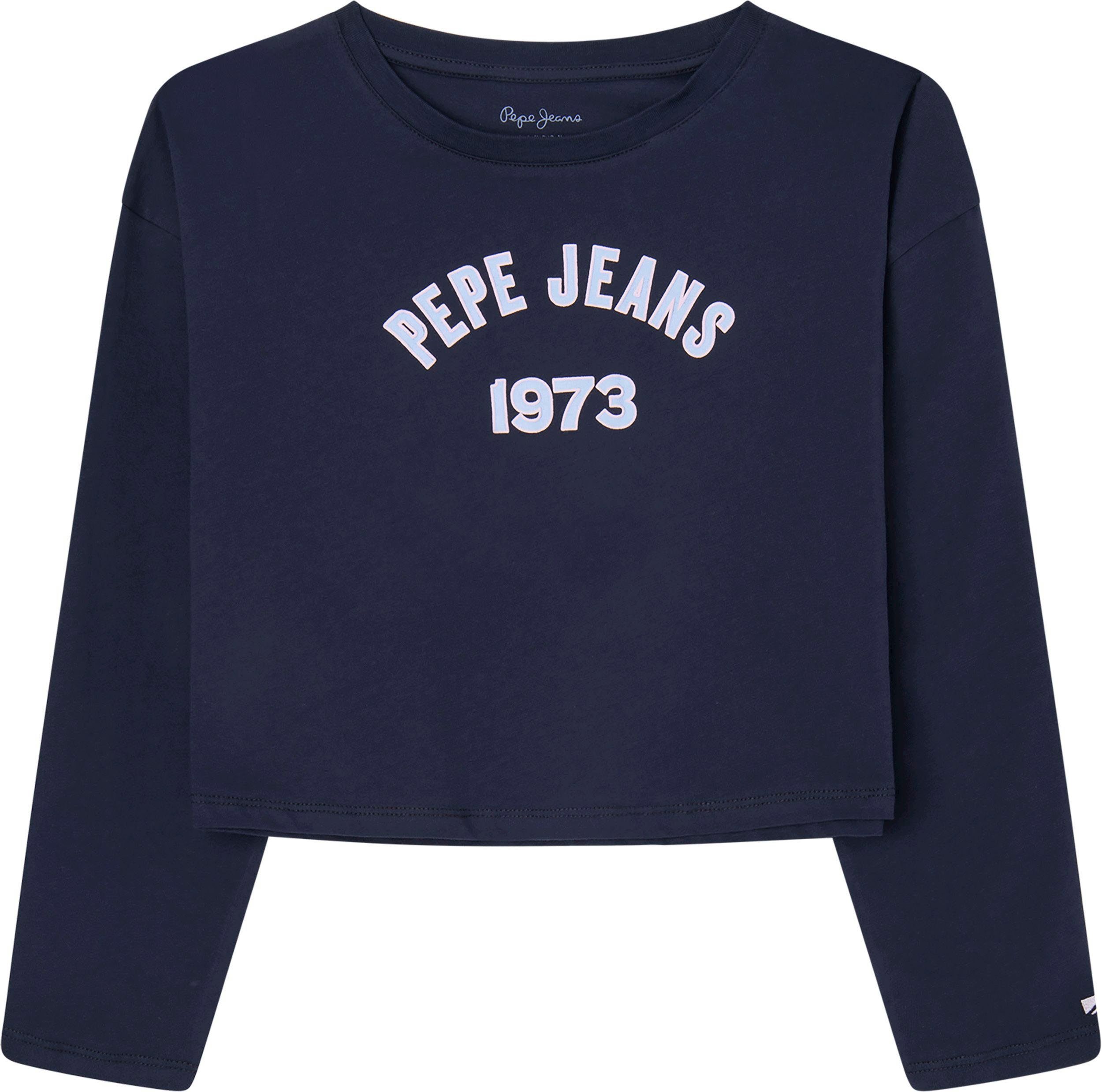 Jeans PAULLETE Langarmshirt Fit Pepe Boxy in