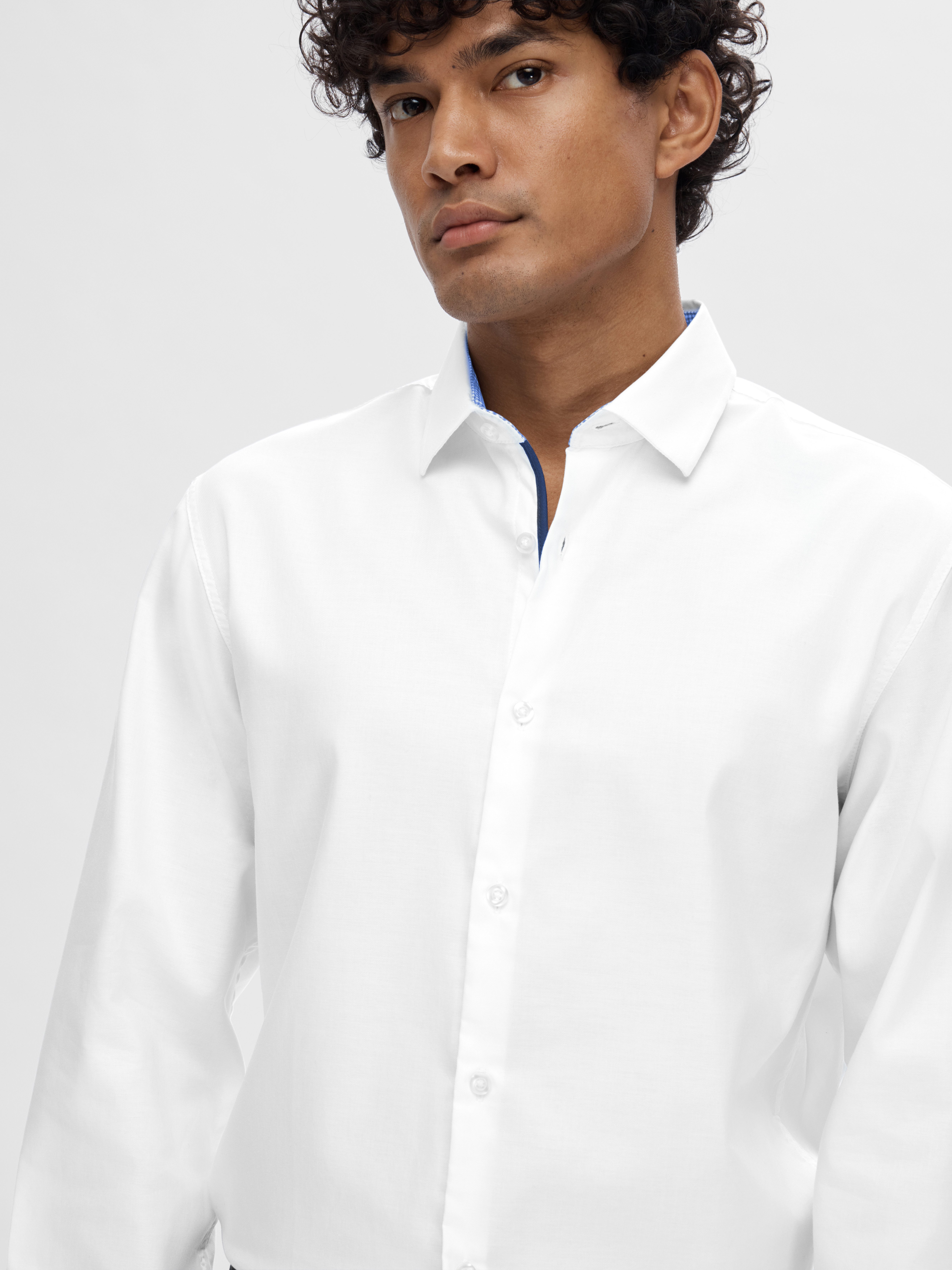 Selected Langarmhemd SLHSLIMZARK LS SHIRT