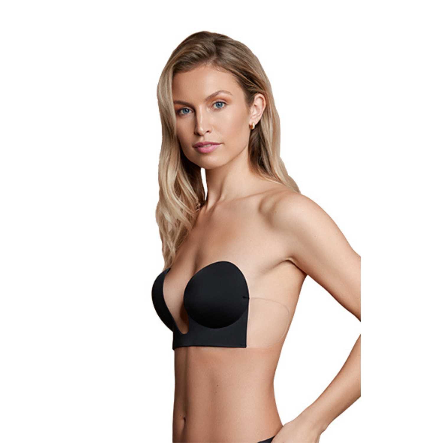 Bye Bra Bügelloser BH Klebe-BH nahtlos schwarz sexy