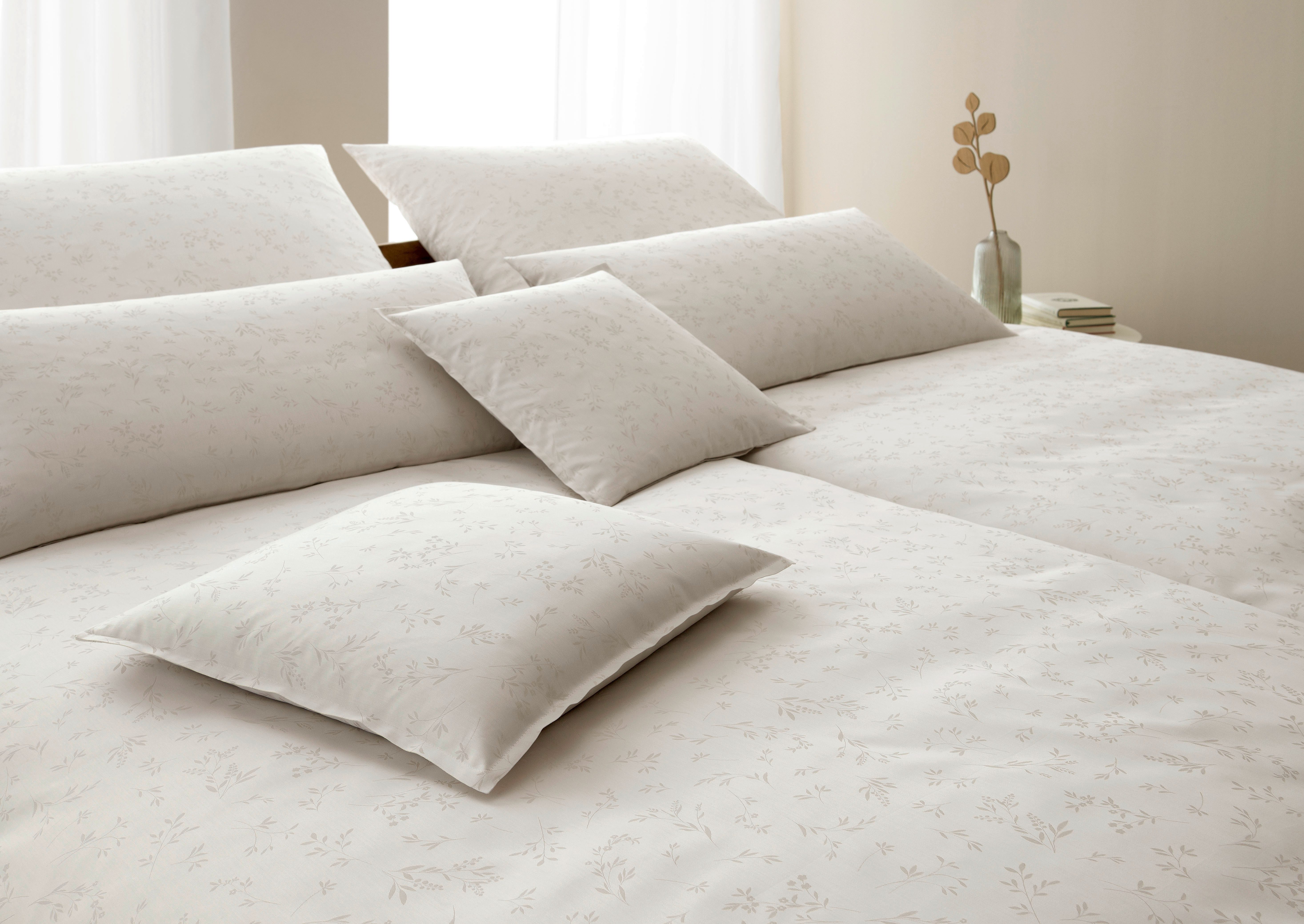 Elegante Bettwäsche Delight, Jacquard-Satin, 2 teilig, angenehmes Hautgefühl