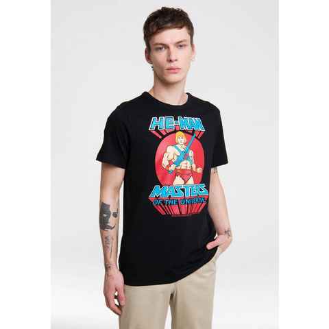 LOGOSHIRT T-Shirt He-Man mit großem Masters of the Universe-Aufdruck