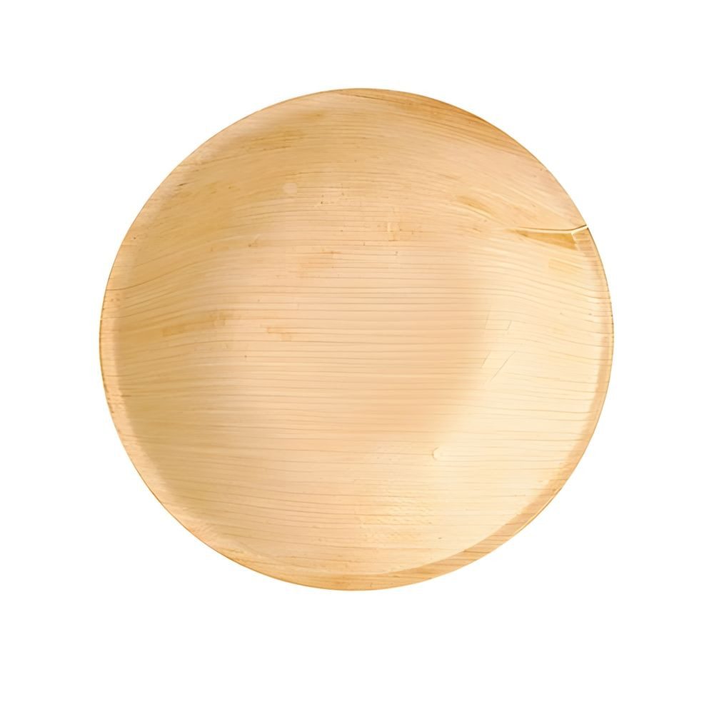 Einwegschale Schalen, Palmblatt pure rund 300 ml Ø 17,5 cm, 3,5 cm 25 Stk