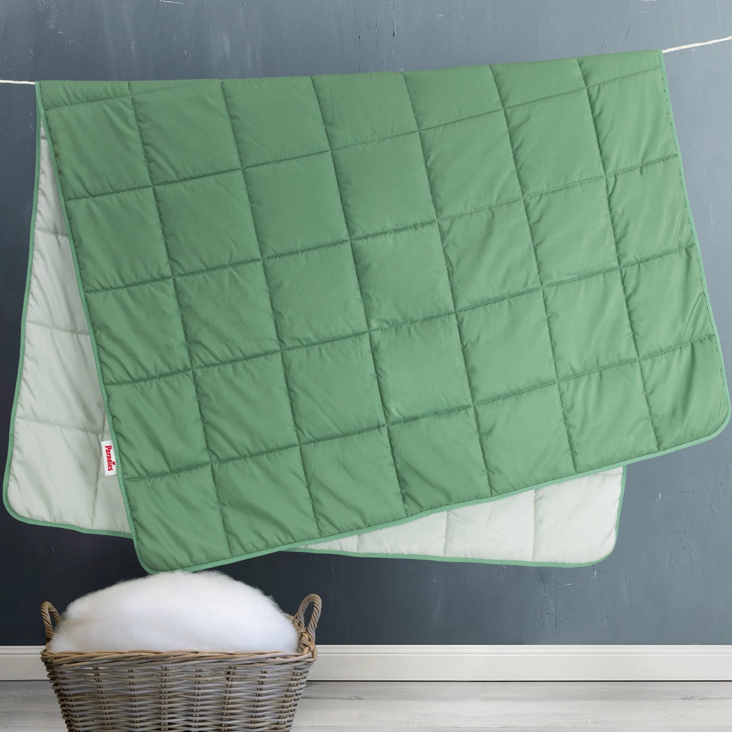 Paradies Sommerbettdecke Paradies Sommerbett Solaya Sommerdecke Nutzung ohne Bettwäsche 135x200, Bezug: 100% Baumwolle, veredelt mit Aloe Vera, Klimaneutrale Herstellung