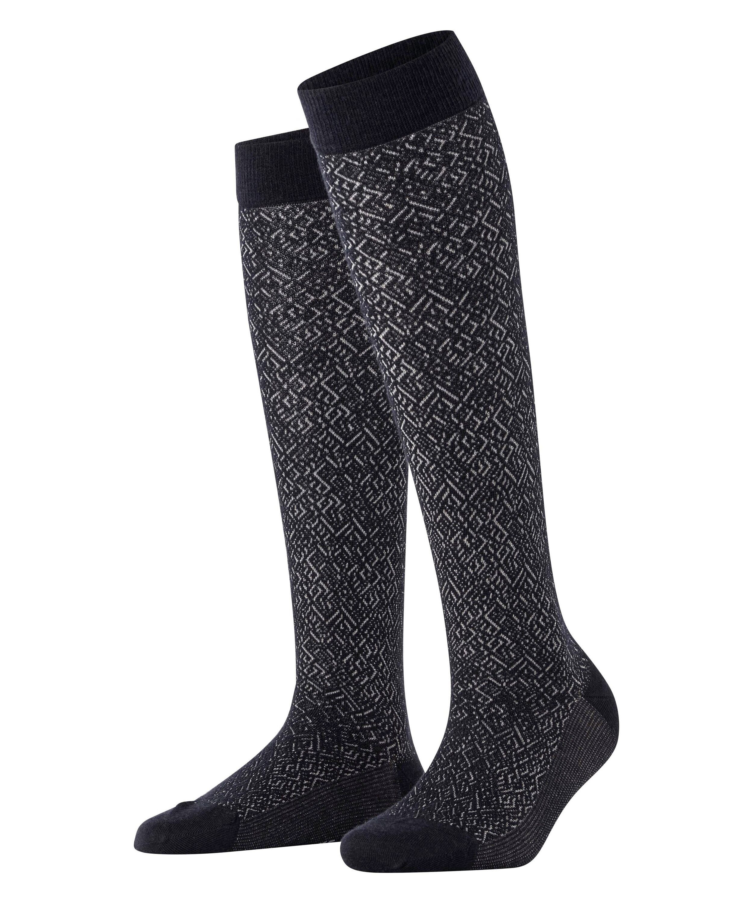FALKE Kniestrümpfe Snow Glitter Kniestrümpfe (1-Paar)