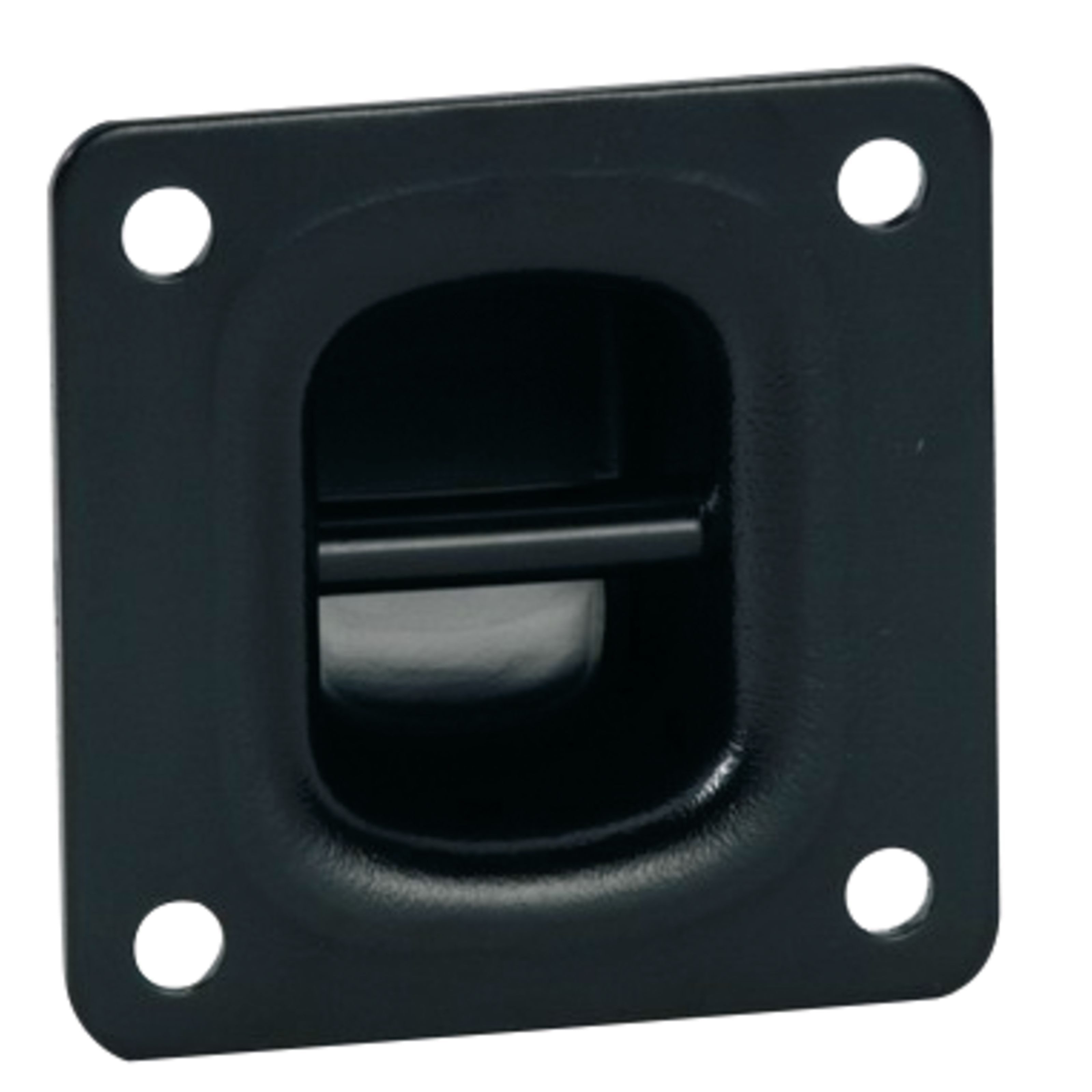 Adam Hall Öse (Fittings, Griffe), 5710 Flugöse fest schwarz, pulverbeschichtet - Griff