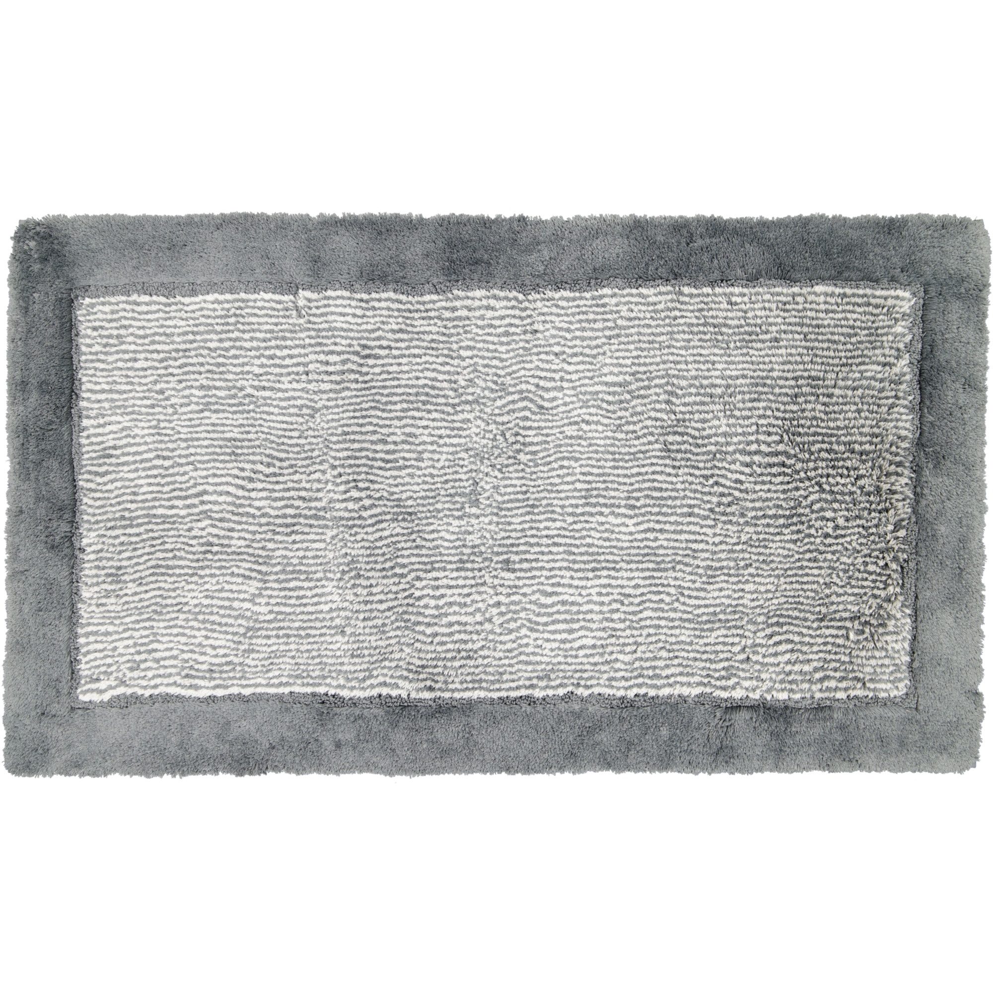 Cawö Home Badematte Luxury Home Two-Tone 590, 100% Polyester, Anti-Rutsch-Beschichtung