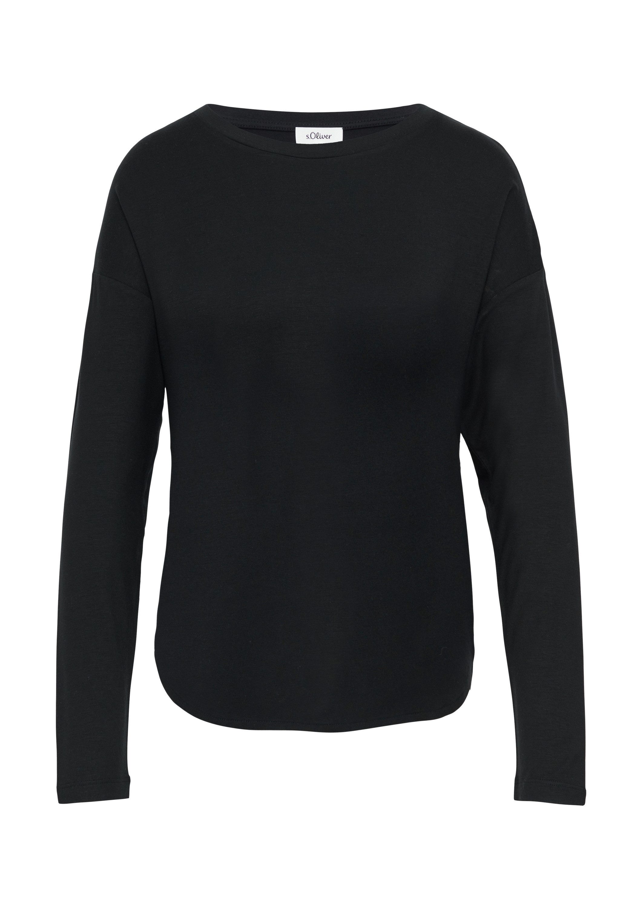 s.Oliver Langarmshirt T-Shirt (1-tlg) günstig online kaufen