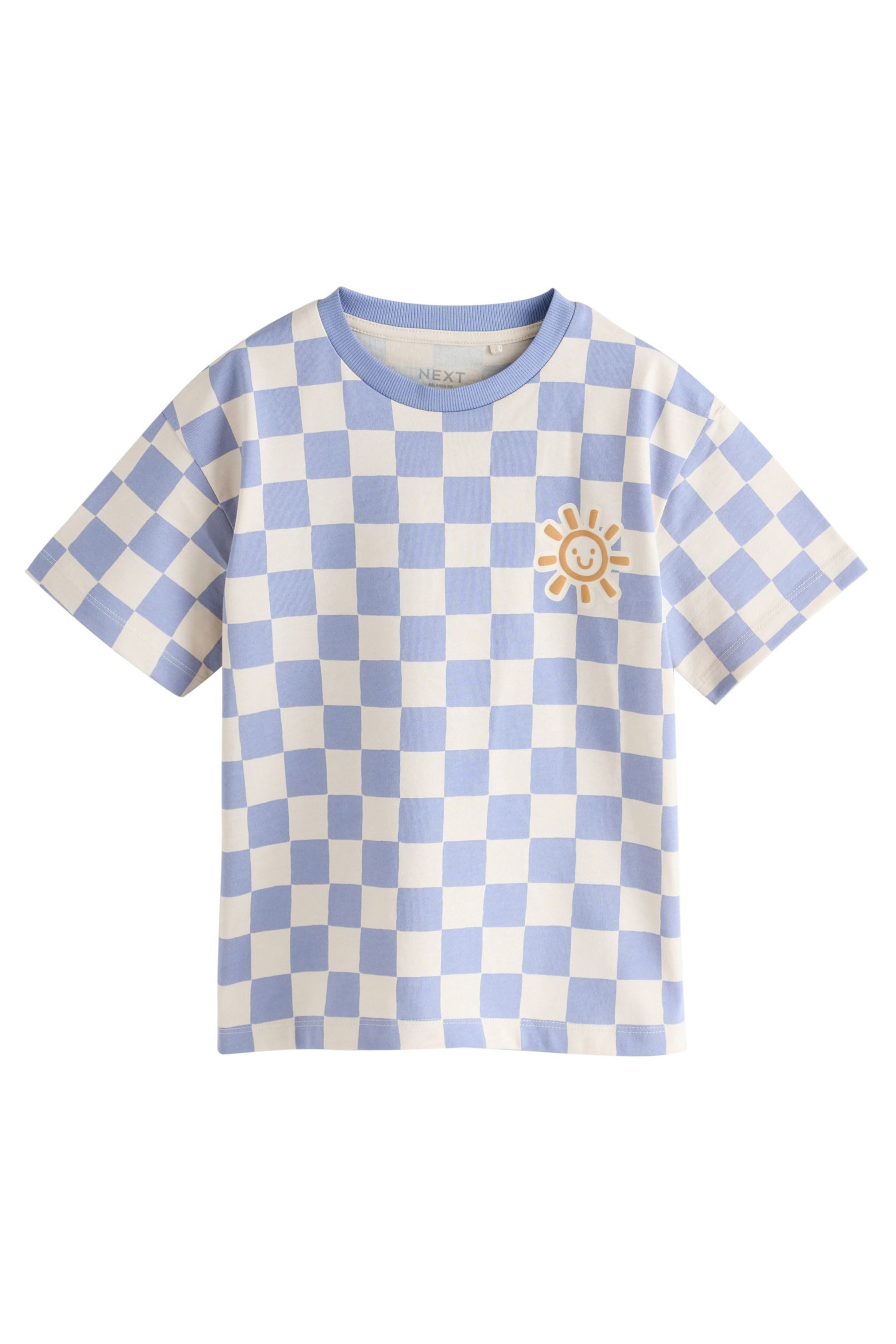 T-Shirt T-Shirt mit kurzen Ärmeln, durchgehend bedruckt