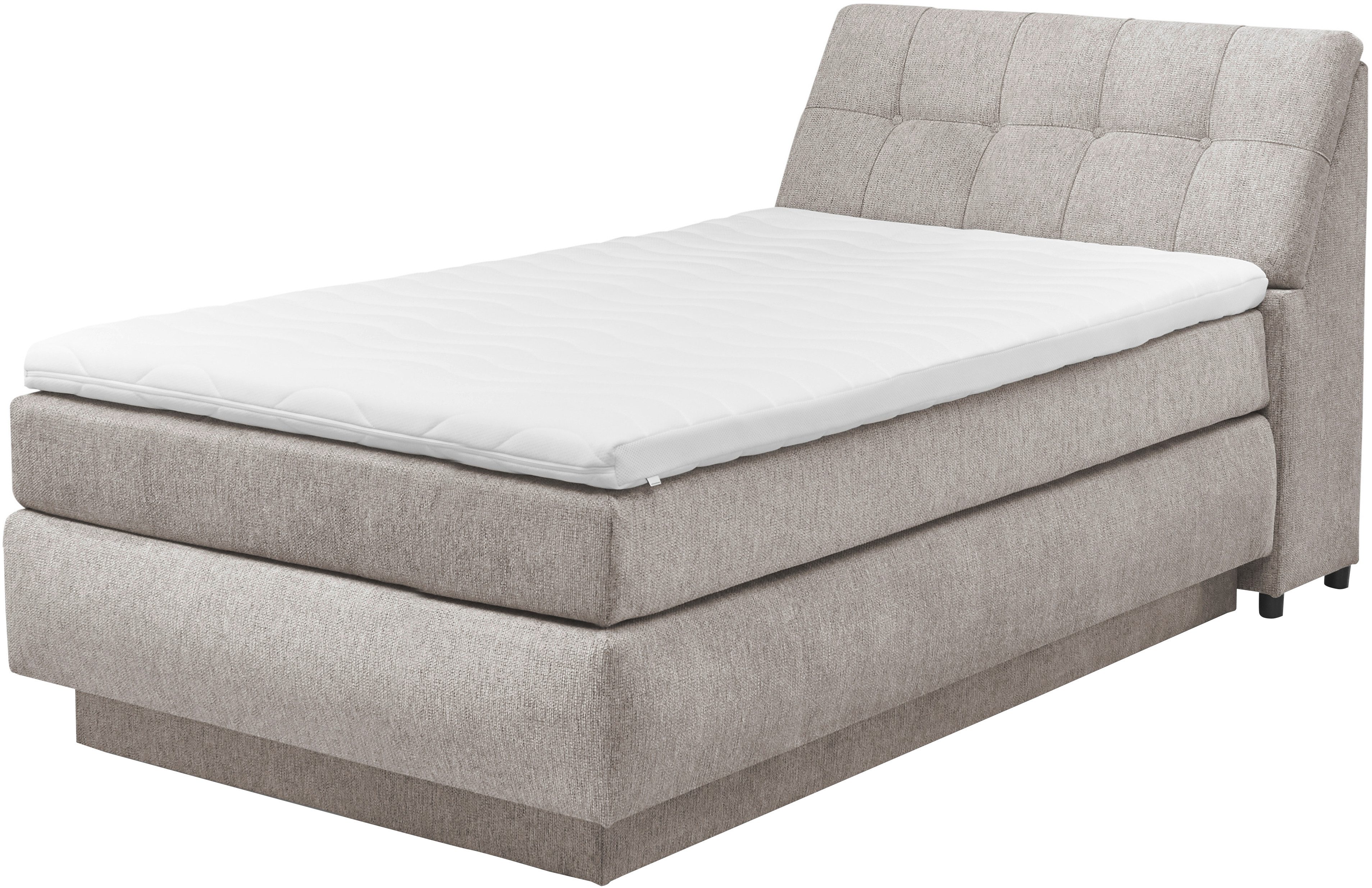 set one by Musterring Boxspringbett Fairfield, mit Bettkasten, Kopfteil in Kassettenoptik, Breite 120 oder 140 cm