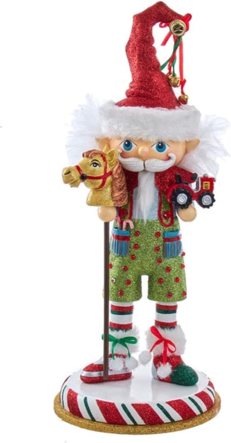 Kurt S. Adler Nussknacker HA0603B - Hollywood "Elfe mit Hobby Pferd", 38,1 cm, (1-tlg)