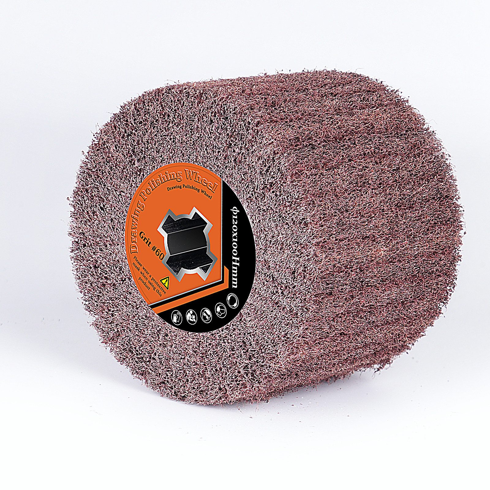 XERSEK Шлифовальный валик 60-320# Schleifwalzen Bürste für Satinierer, Schleifen Renovierung, Polierbürste mit Aluoxid-beschichteten PA-Fasern zur Holz Metall Stein