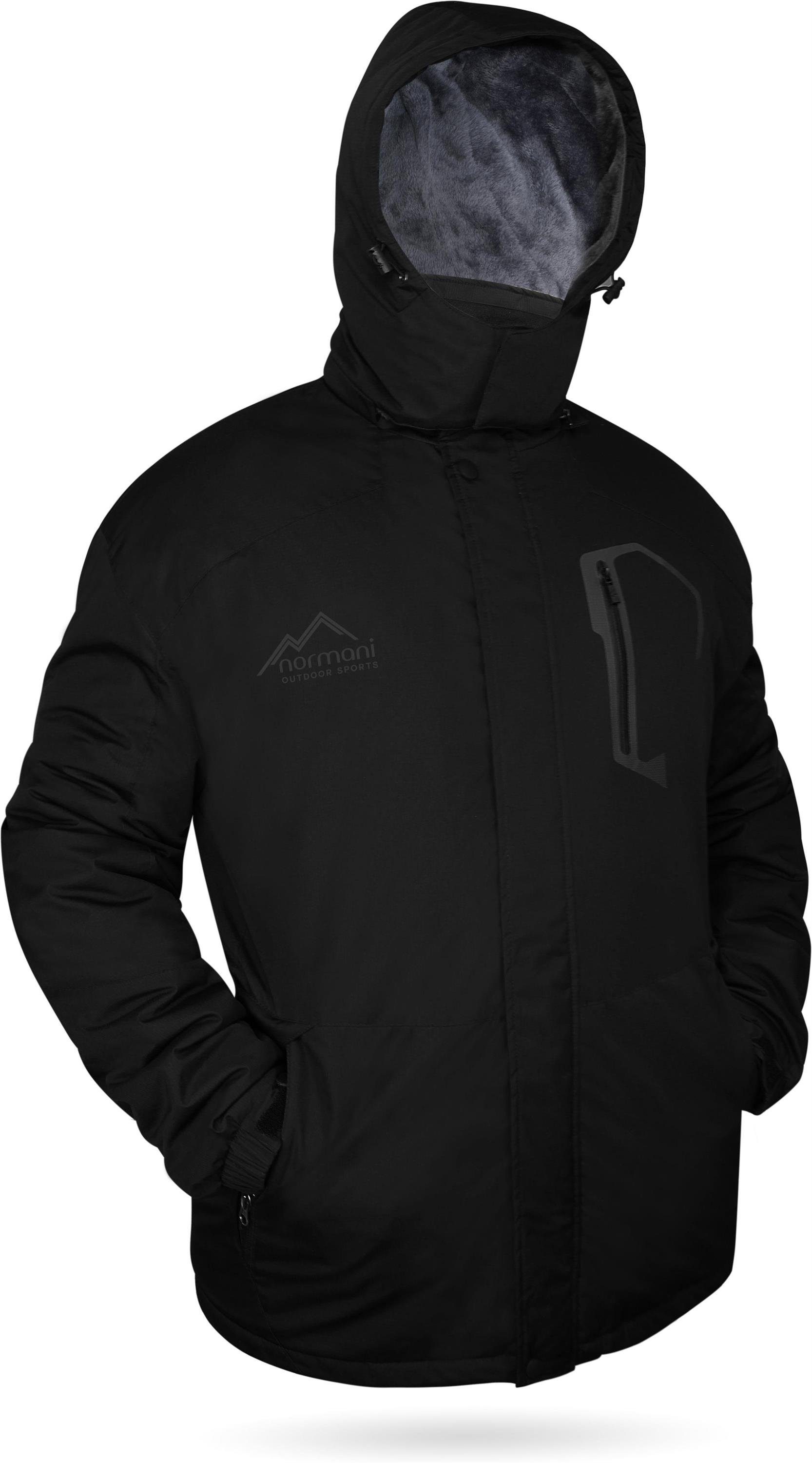 normani Winterjacke Herren Winterjacke Yukon Outdoor Parka mit Kapuze und F günstig online kaufen
