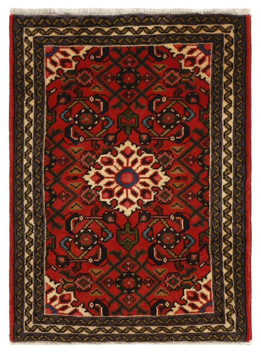 Orientteppich Hosseinabad / Trading, Handgeknüpfter Nain 63x96 Höhe: rechteckig, Orientteppich 12 Perserteppich, mm