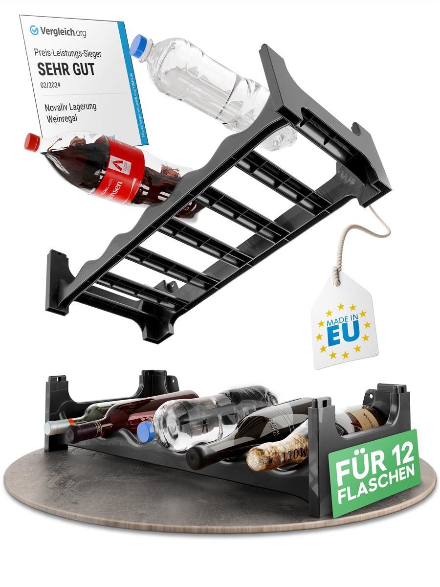 Novaliv Regal -, Spar-Set 2-tlg., Stapelbar,platzsparend, günstig online kaufen