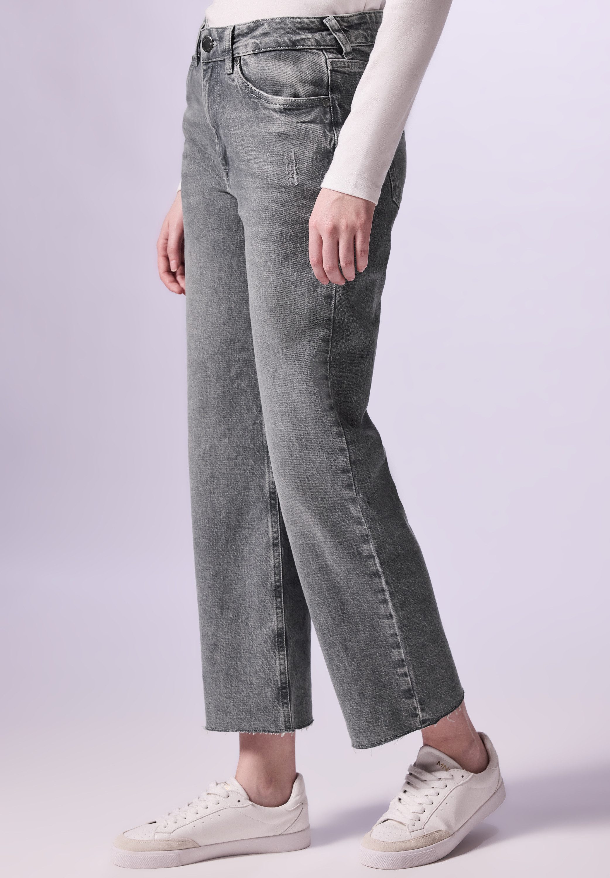 STREET ONE STUDIO Straight-Jeans, Middle Waist günstig online kaufen