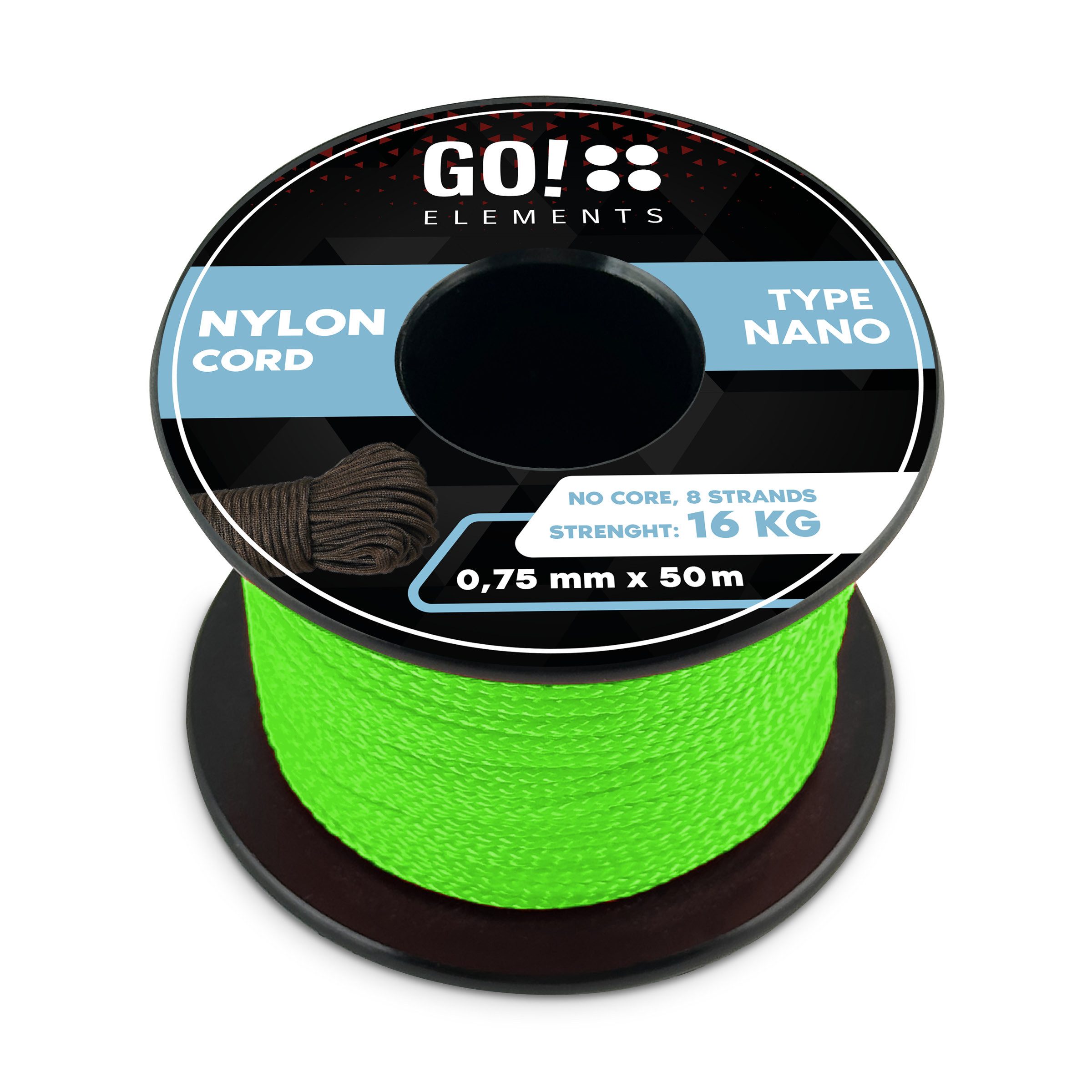 GO!elements Nano Cord - 0,75mm Seil