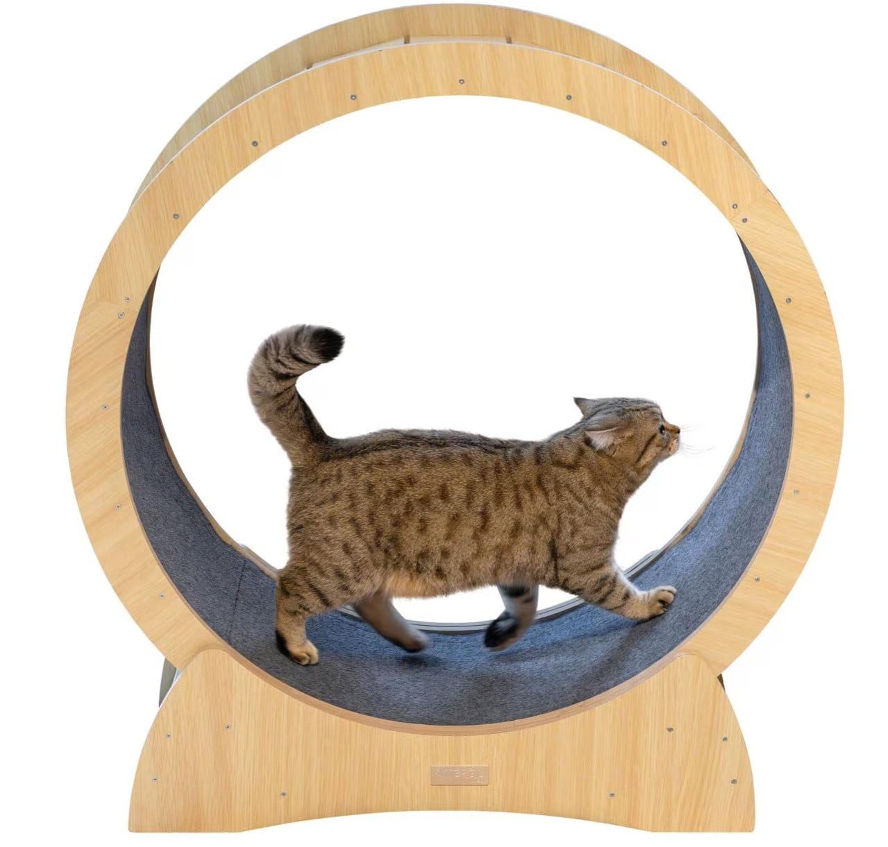 Kerbl Tierlaufrad Kerbl Katzenlaufrad Ø 90 cm beige-grau