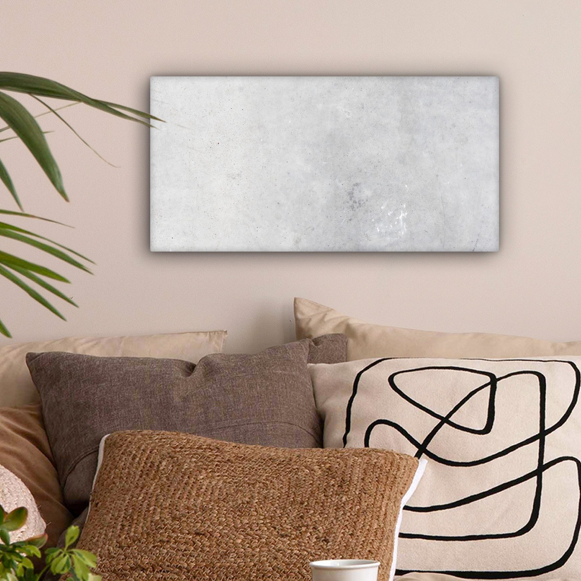 OneMillionCanvasses® Leinwandbild Panorama Verwitterung - Beton günstig online kaufen