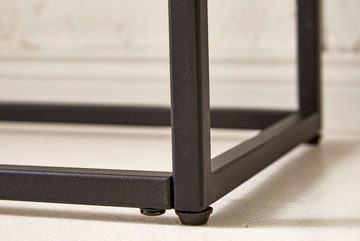 riess-ambiente Konsolentisch ELEMENTS 100cm natur / schwarz, Eiche-Design · Konsole · Metall-Gestell · Laptoptisch · mit Stauraum