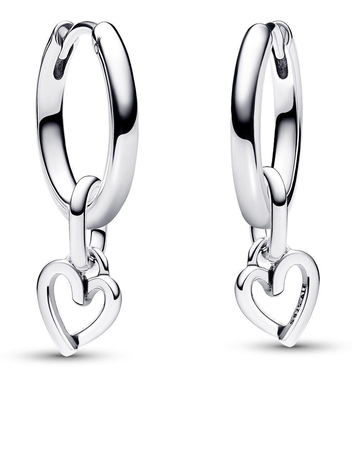 Pandora Paar Creolen Silber-Freihändiges günstig online kaufen