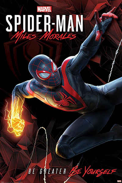 PYRAMID Poster Marvel Comics Spiderman Poster Miles Morales 61 x 91,5 cm