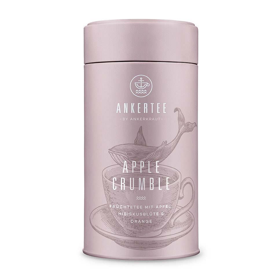 Ankerkraut Tee Apple Crumble Früchtetee, 130g in der Dose