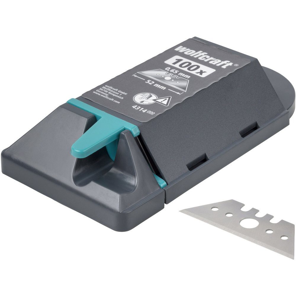 Wolfcraft Cuttermesser Wolfcraft 4314000 Profi Trapezklingen 0,65x52mm 100 St.