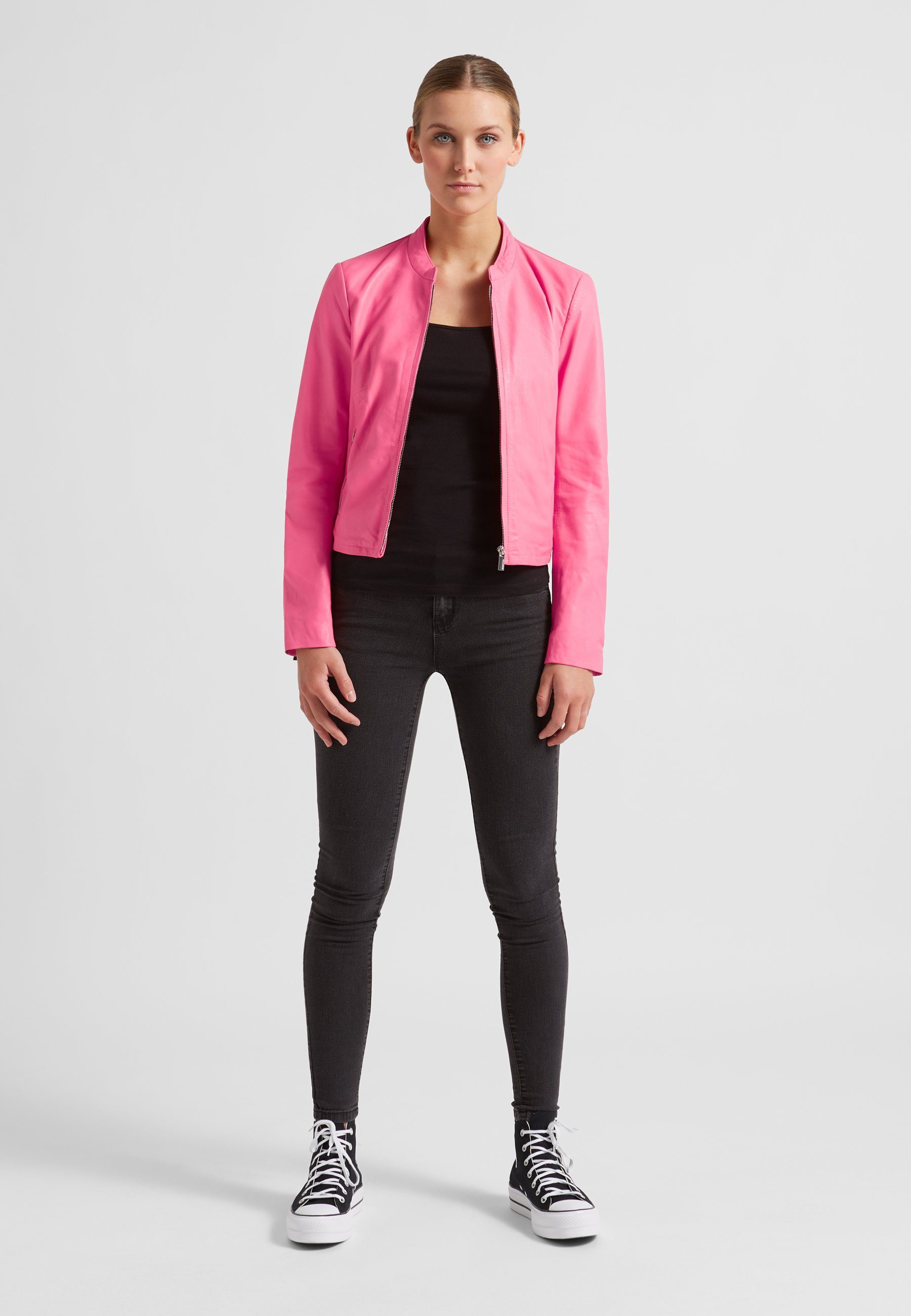 Milestone Bikerjacke MSConny Damen Lederjacke Jacke günstig online kaufen