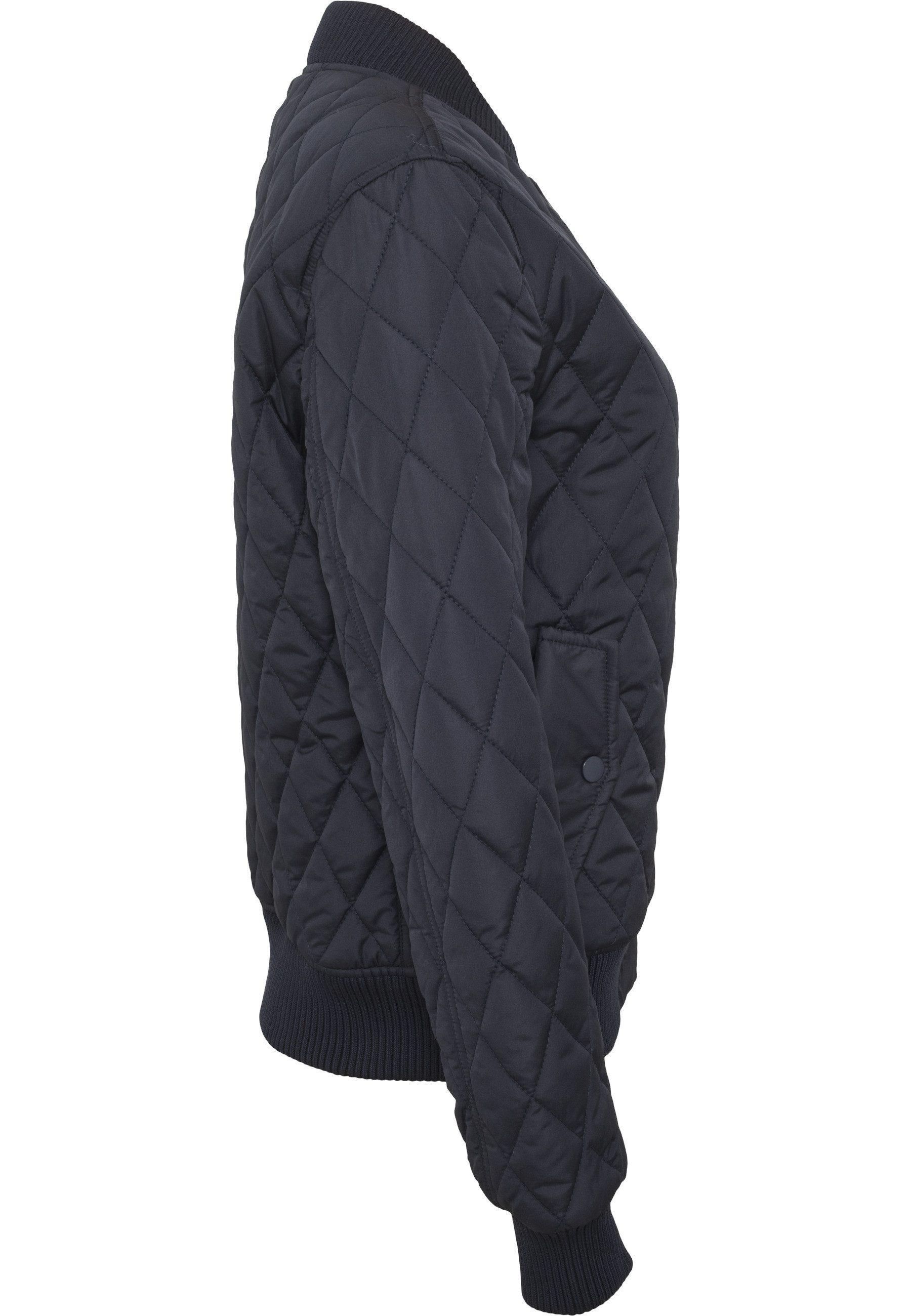 URBAN CLASSICS Allwetterjacke Urban Classics Damen Ladies Diamond Quilt Nylon Jacket (1-St)