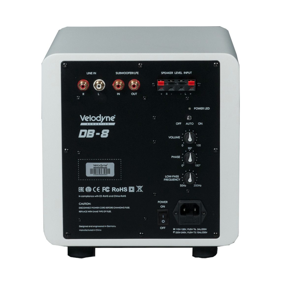 Velodyne Acoustics DB 8 White Subwoofer