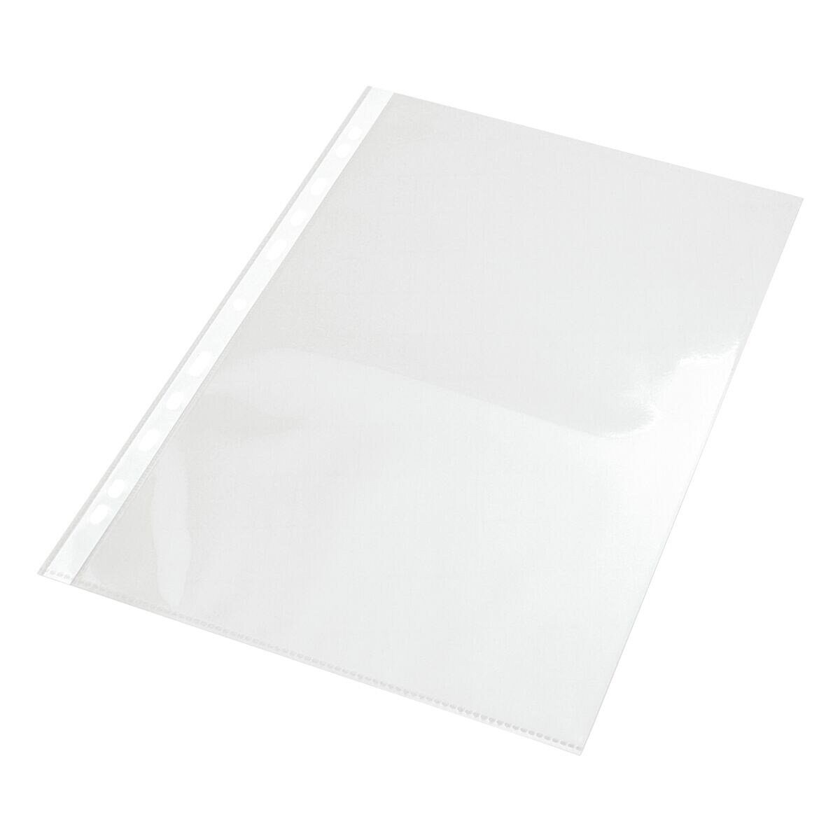 EICHNER Prospekthülle, 100 Stück, Format A4, glatt, oben offen, 0,10 mm