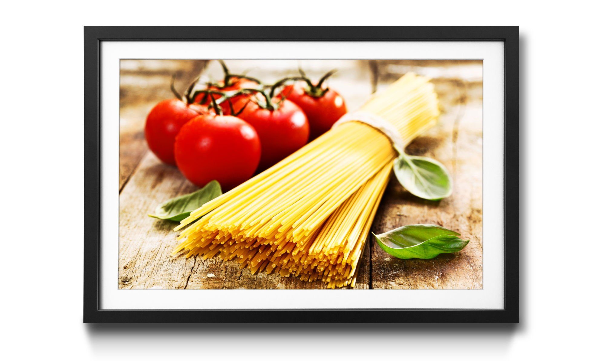 WandbilderXXL Bild mit Rahmen Favorite Pasta, Pasta, Wandbild, in 4 Größen erhältlich
